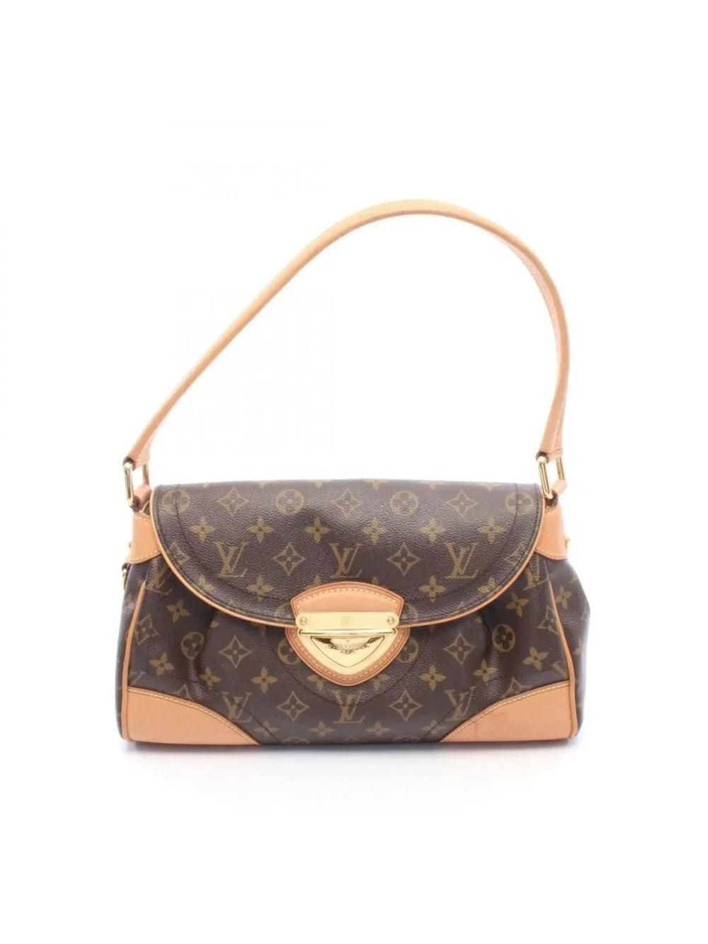 Louis Vuitton Shoulder Bag Beverly MM Canvas Leather